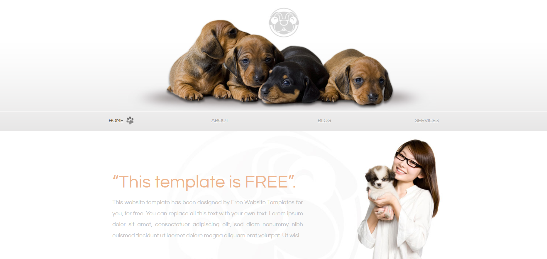 Шаблон сайта Животные №687