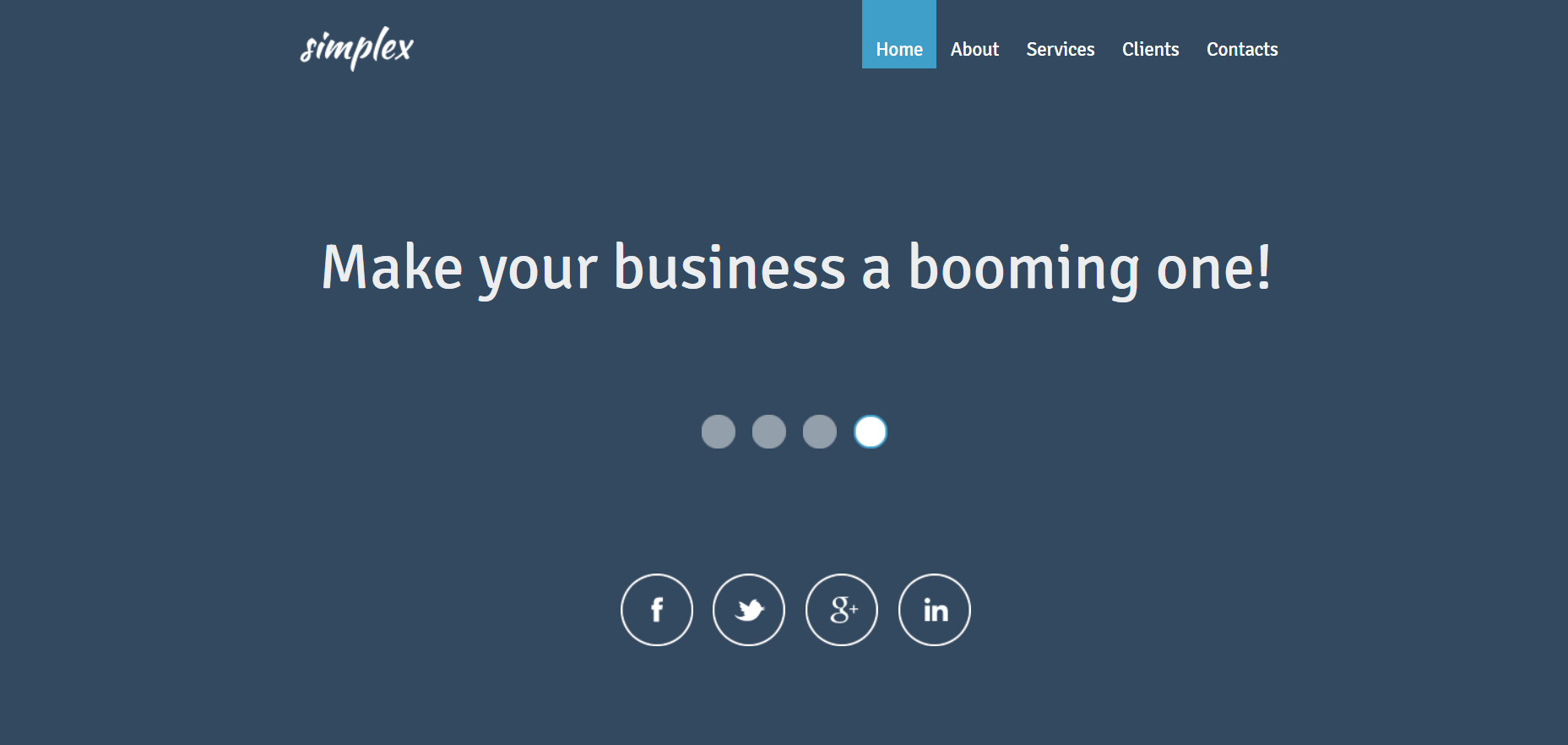 Шаблон сайта Бизнес №29