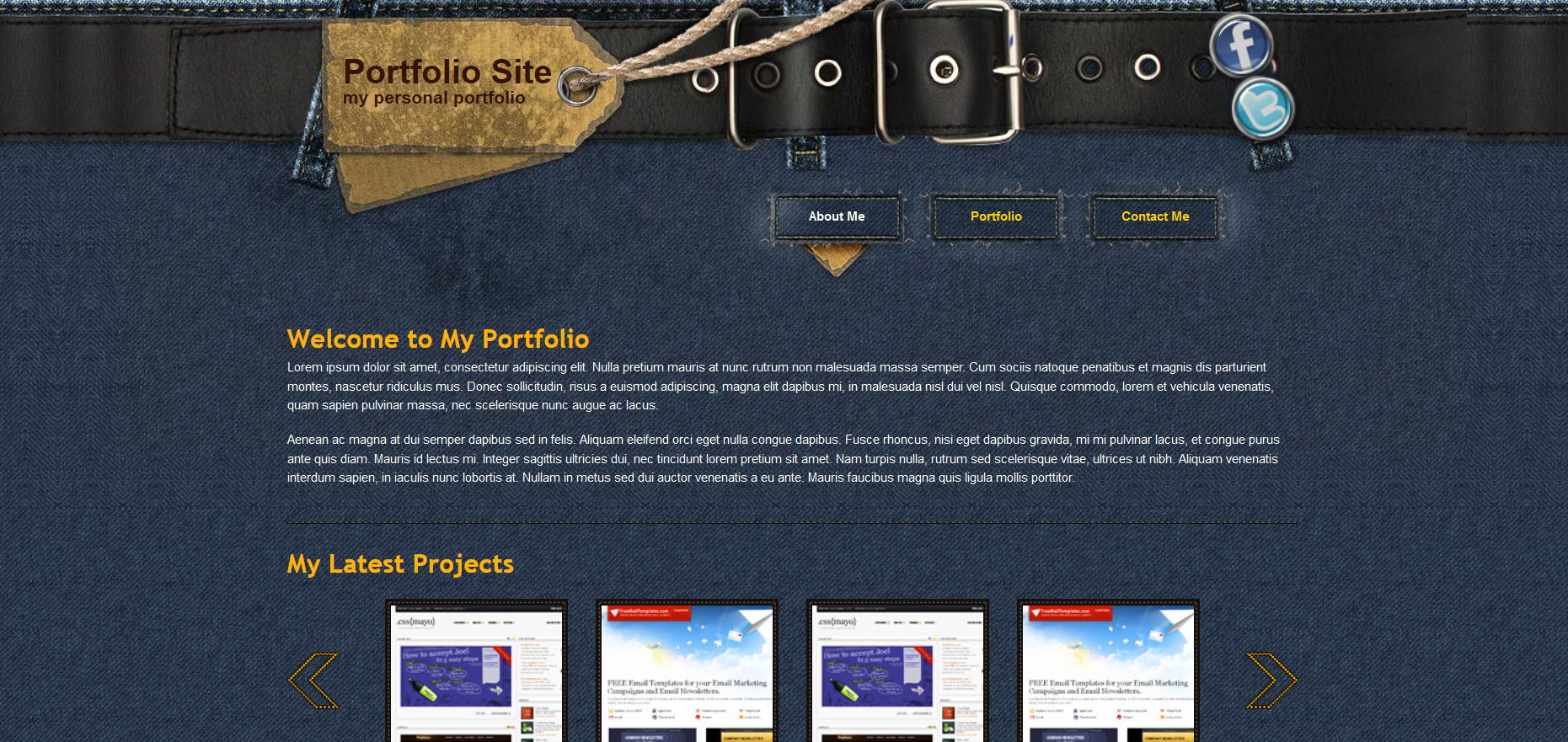 Шаблон сайта Дизайн №520