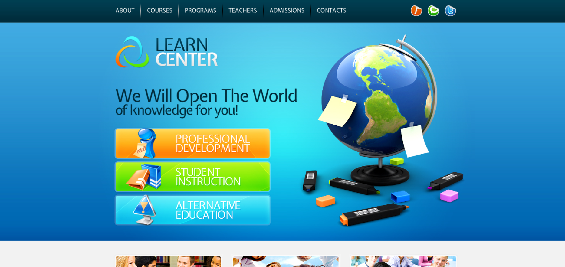 Шаблон сайта Образование №130