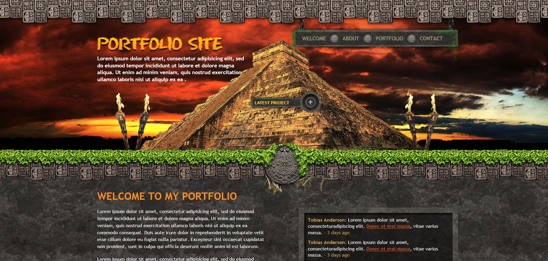 Шаблон сайта Игры №514