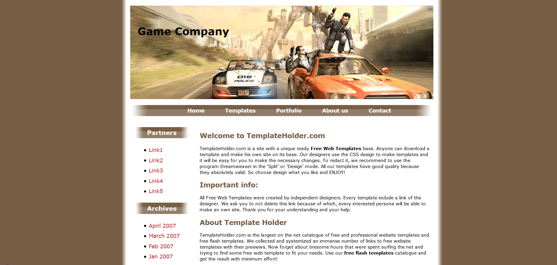 Шаблон сайта Персональные №273