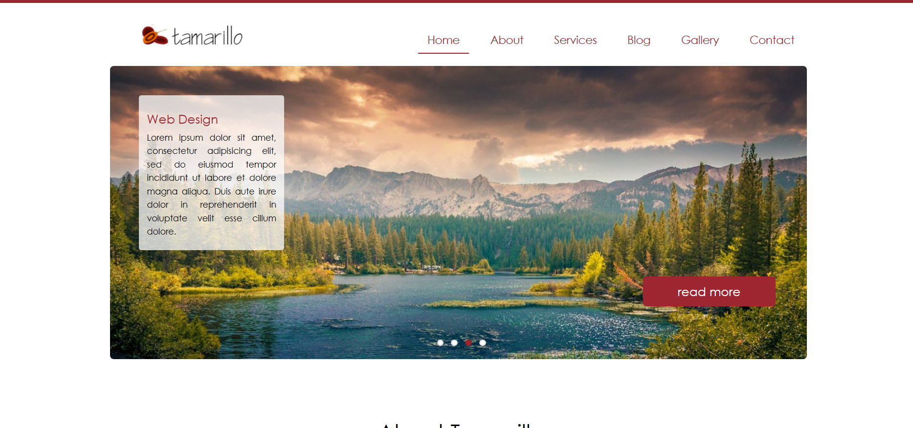 Шаблон сайта Веб №422